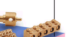 brass turned parts manufactured to the print & drawing